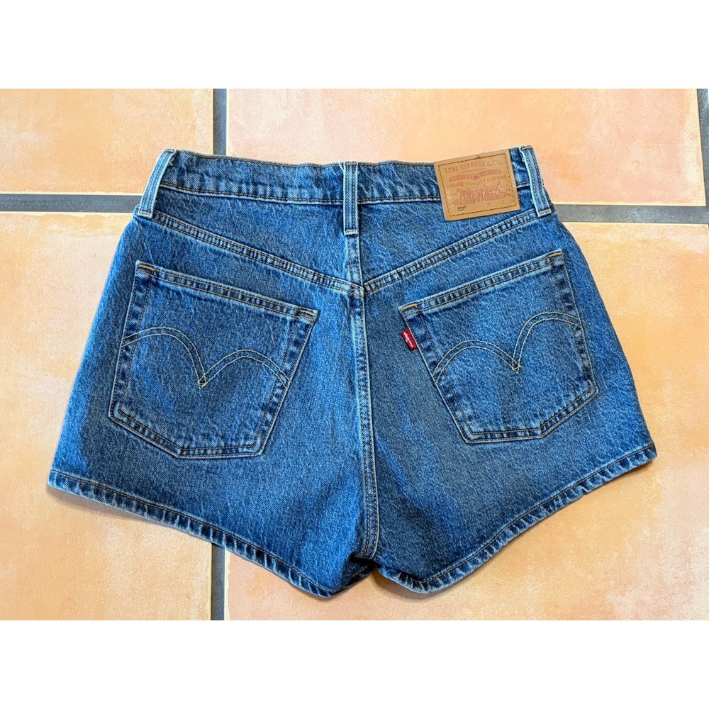 Levi Strauss Levis 501 Women's W27 Denim Shorts Medium Blue